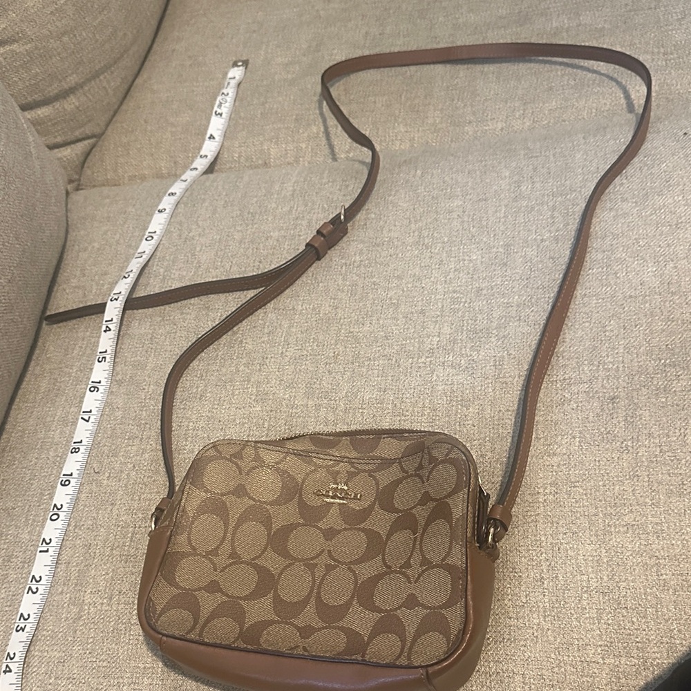 Coach Brown Signature Crossbody Bag